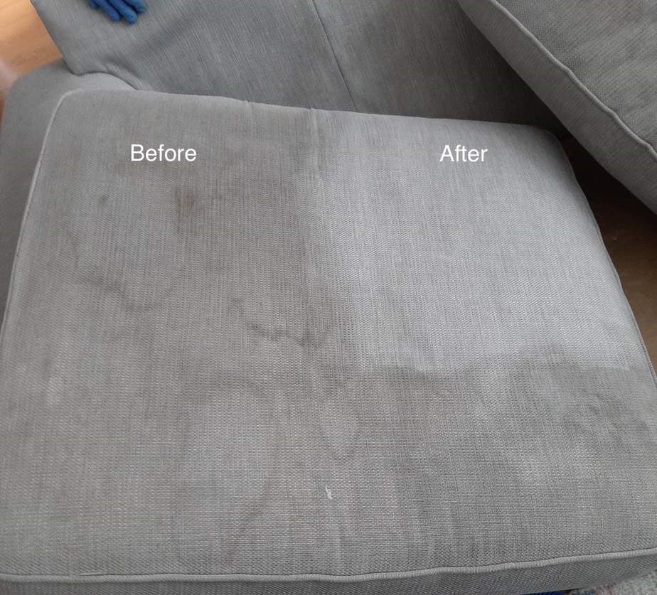 Upholstery Steam Cleaning Results